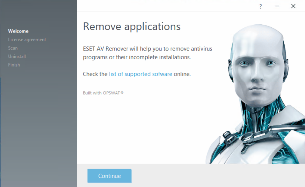 ESET AV Remover screenshot