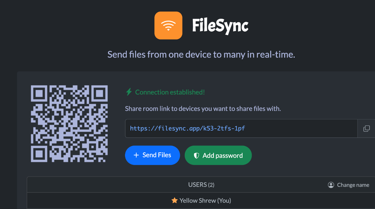 CrossFlow Sync screenshot