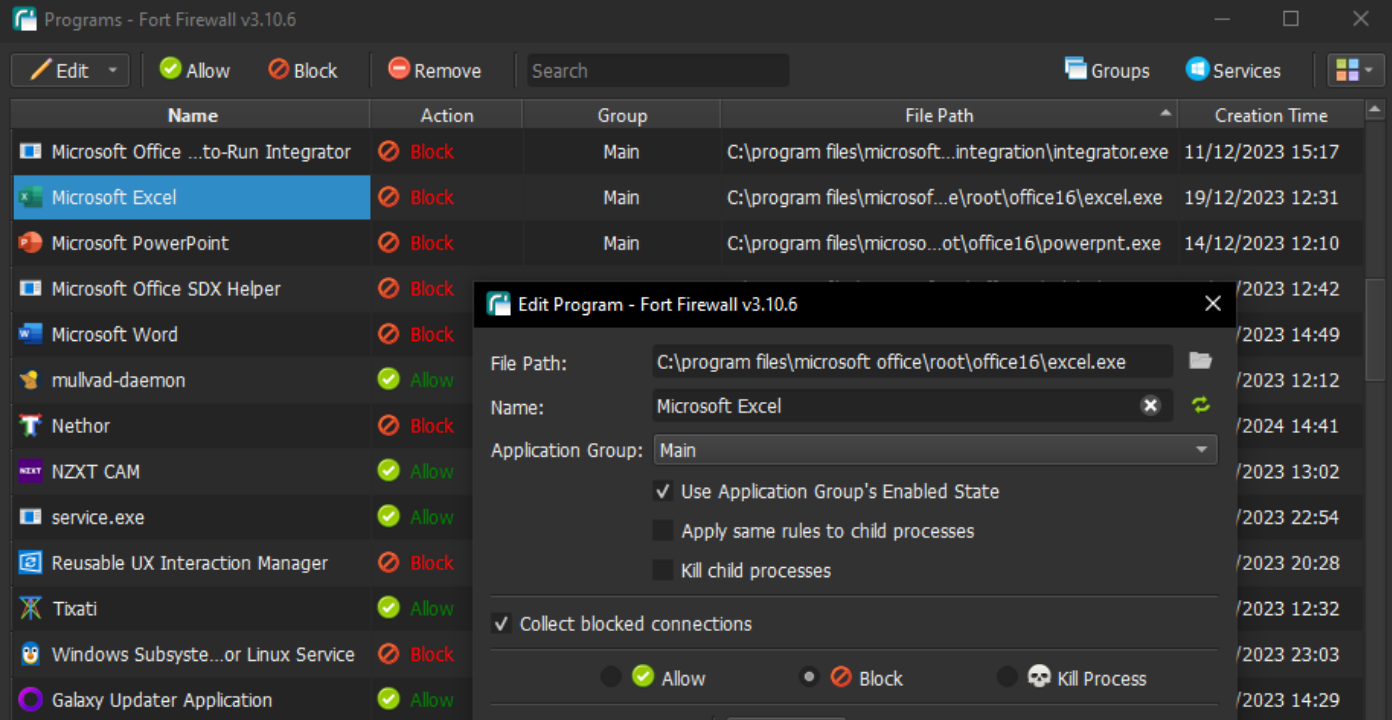 NetGuard Essentials screenshot