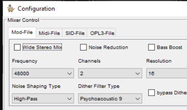Java Mod Player screenshot