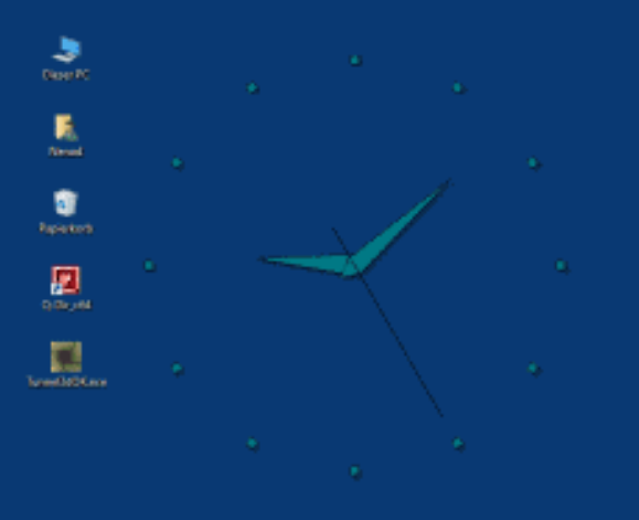 Windows Analog Clock screenshot
