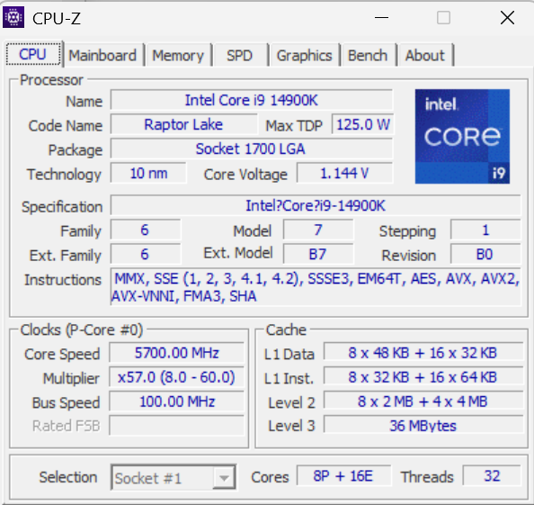 CPU-Z ASRock screenshot