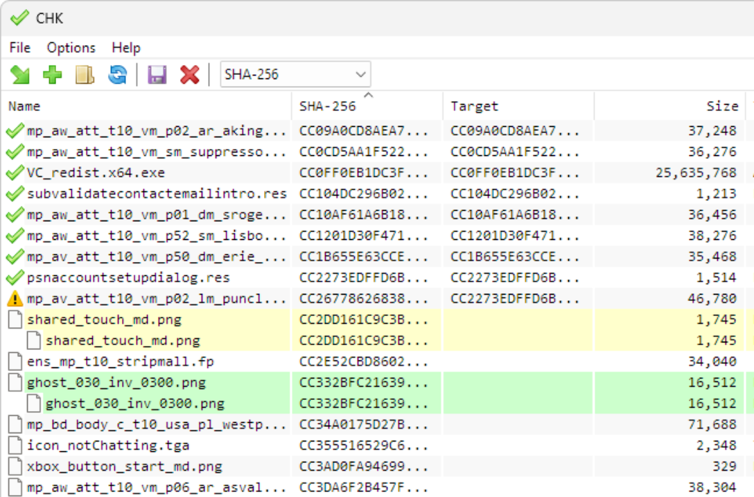 Hash Check Utility screenshot