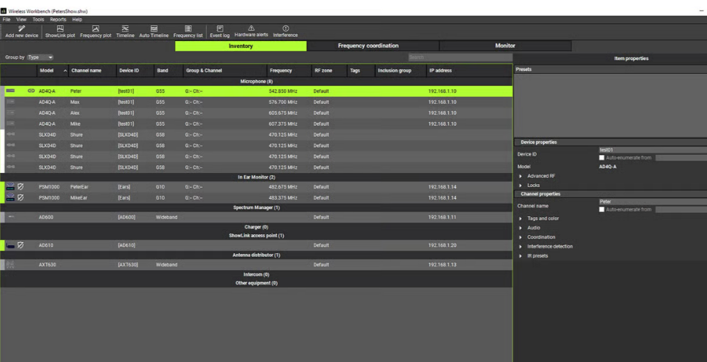 Wireless Workbench screenshot