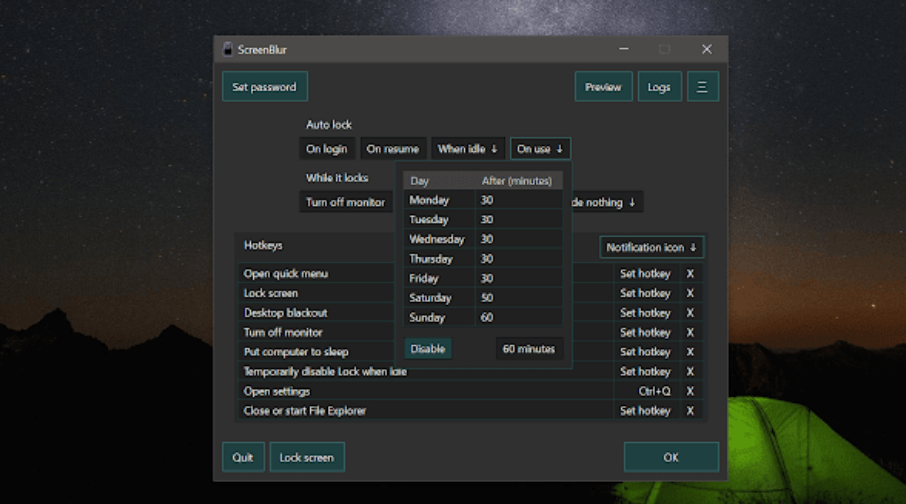ScreenBlur screenshot