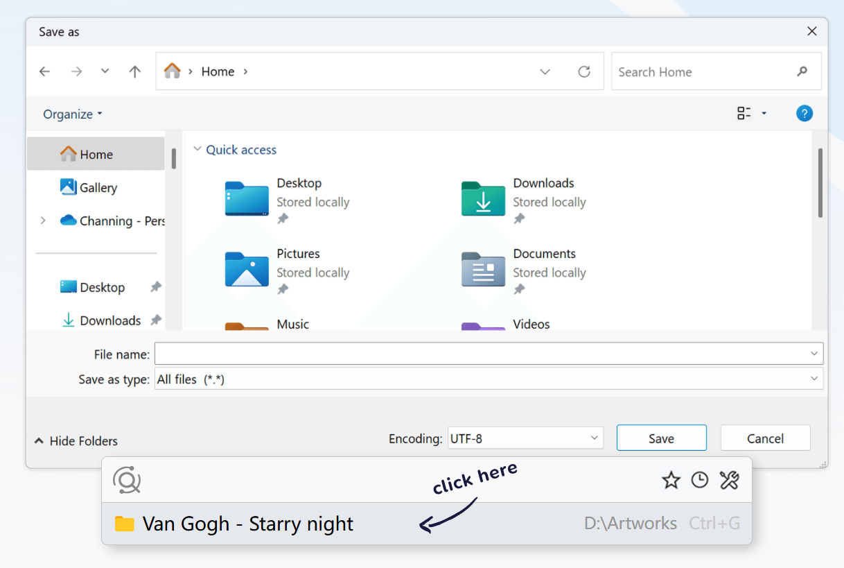QuickSearch Windows screenshot