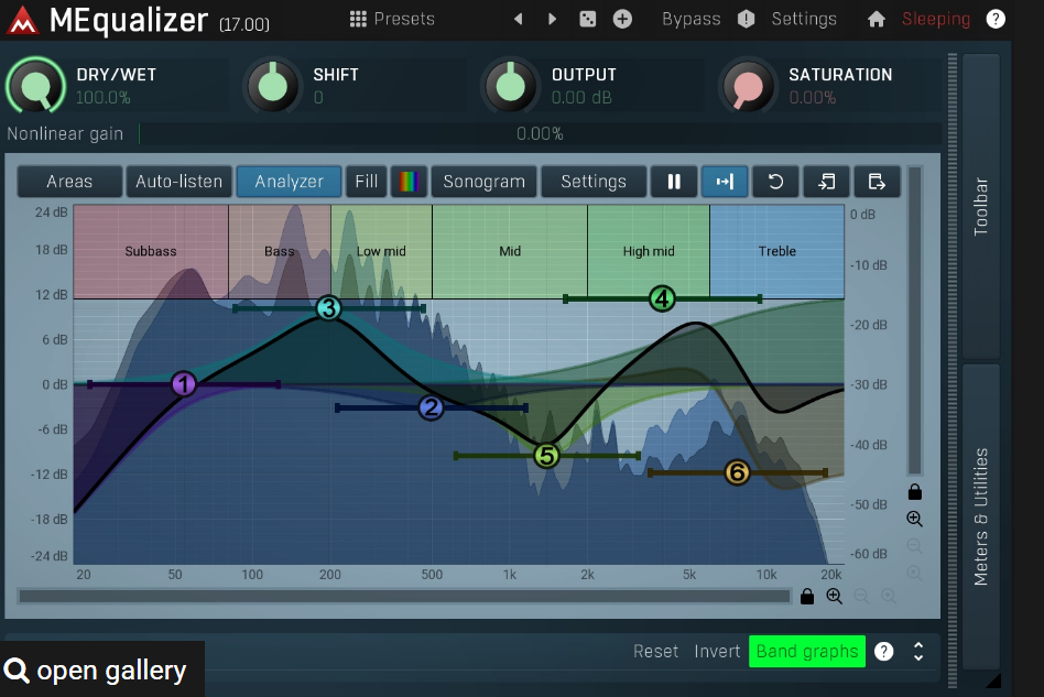 MEqualizer screenshot