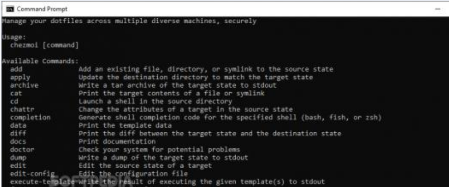 chezmoi screenshot