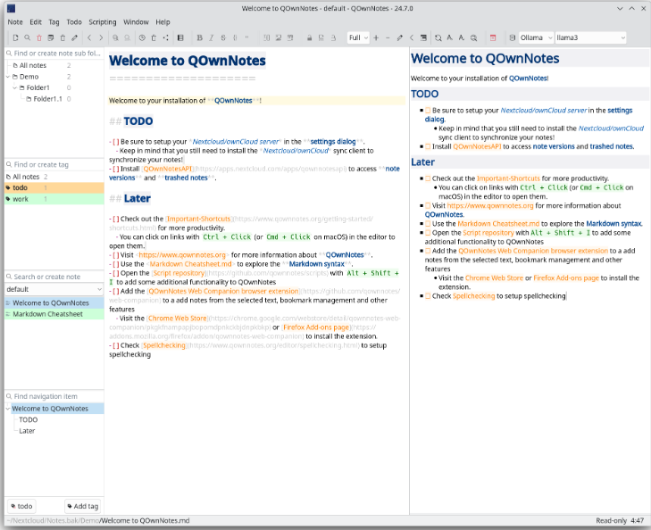 CloudNote MD screenshot