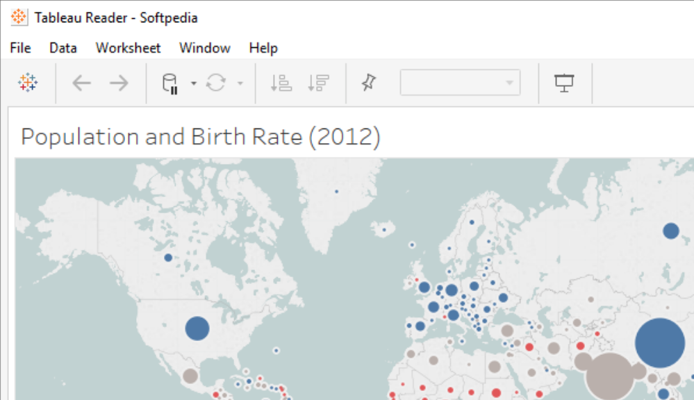 Tableau reader screenshot