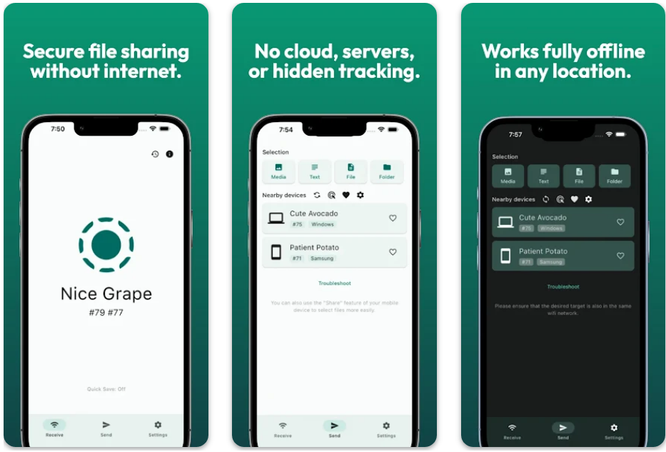 LocalSend screenshot