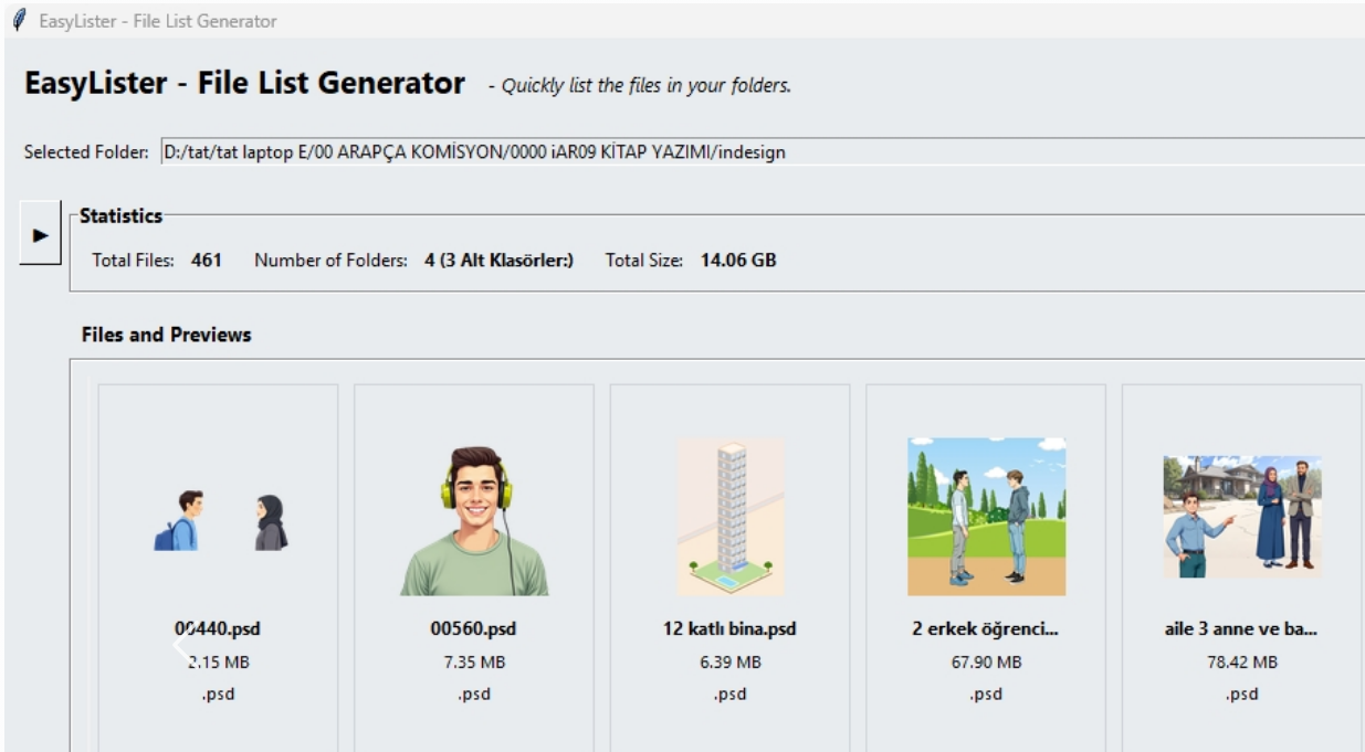 EasyLister screenshot