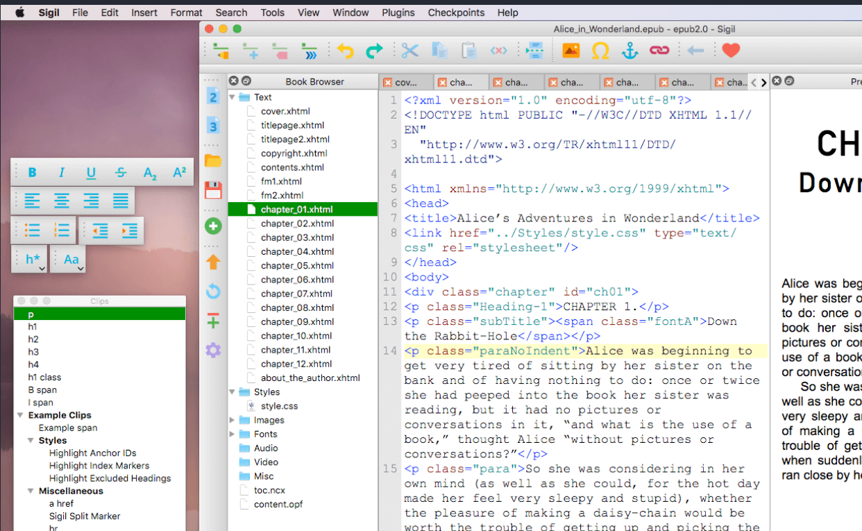 BookForge Editor screenshot