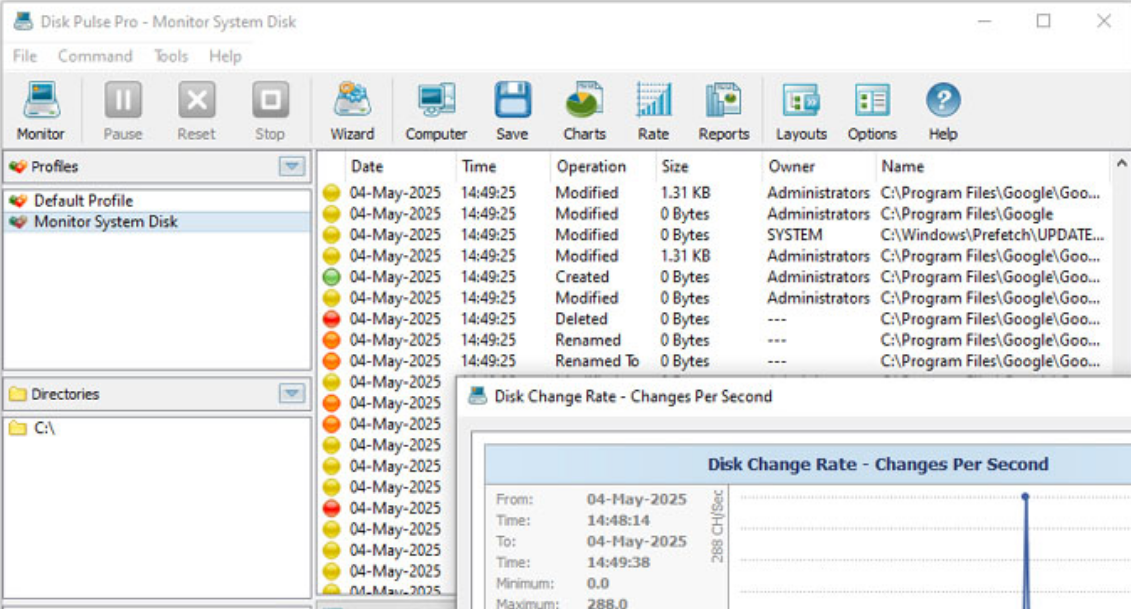 Disk Pulse screenshot