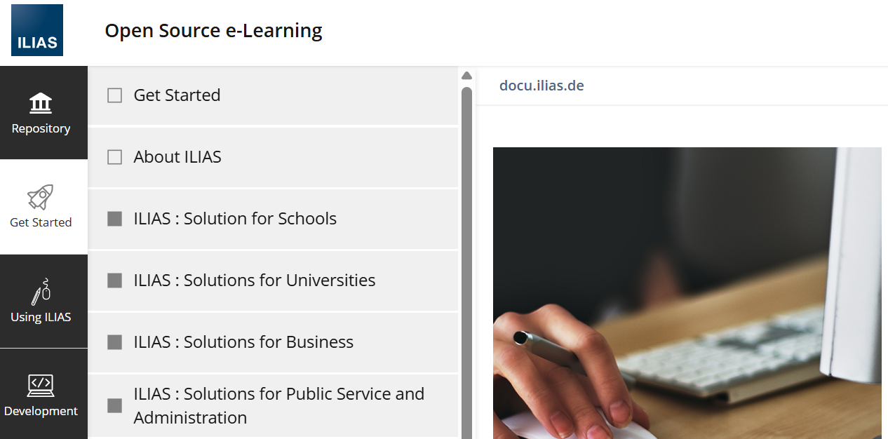 ILIAS screenshot