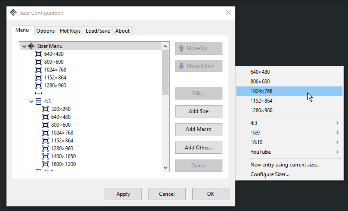 Precision Resize Tool screenshot