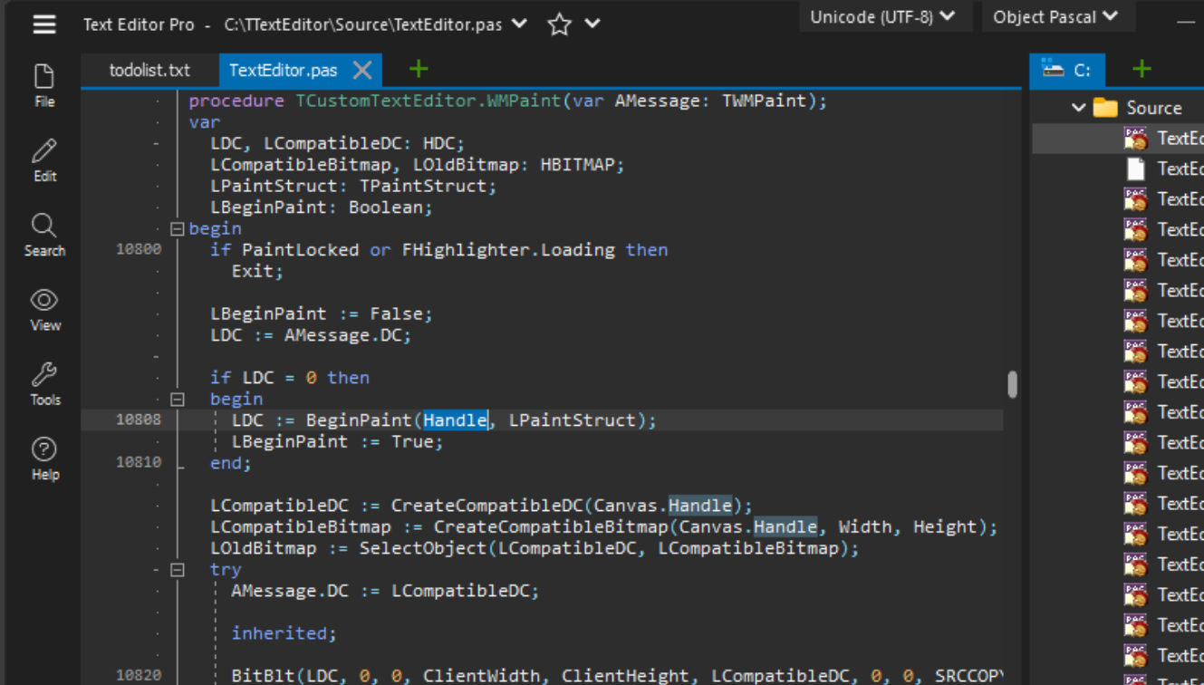 Text Editor Pro screenshot