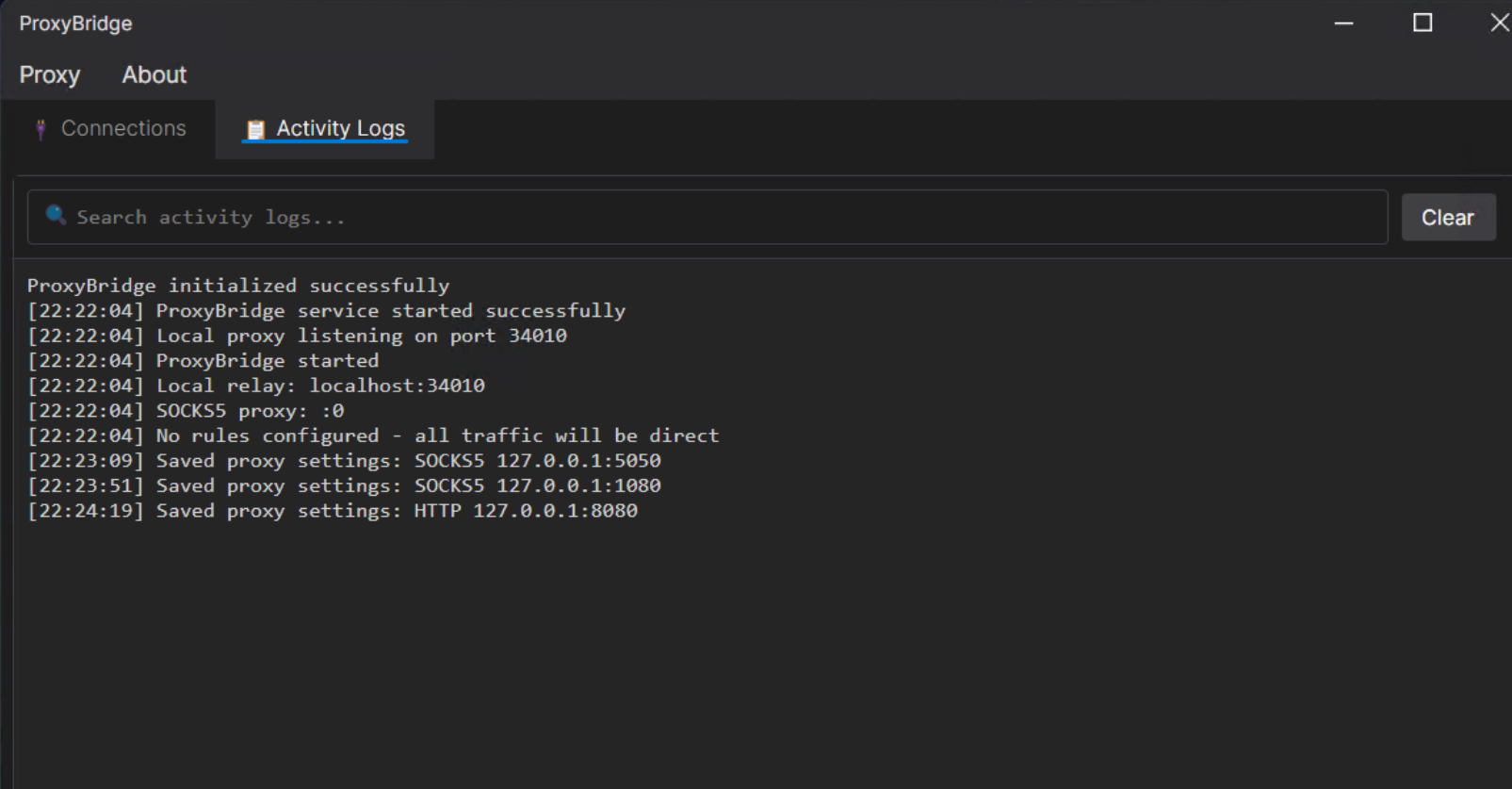 ProxyBridge screenshot