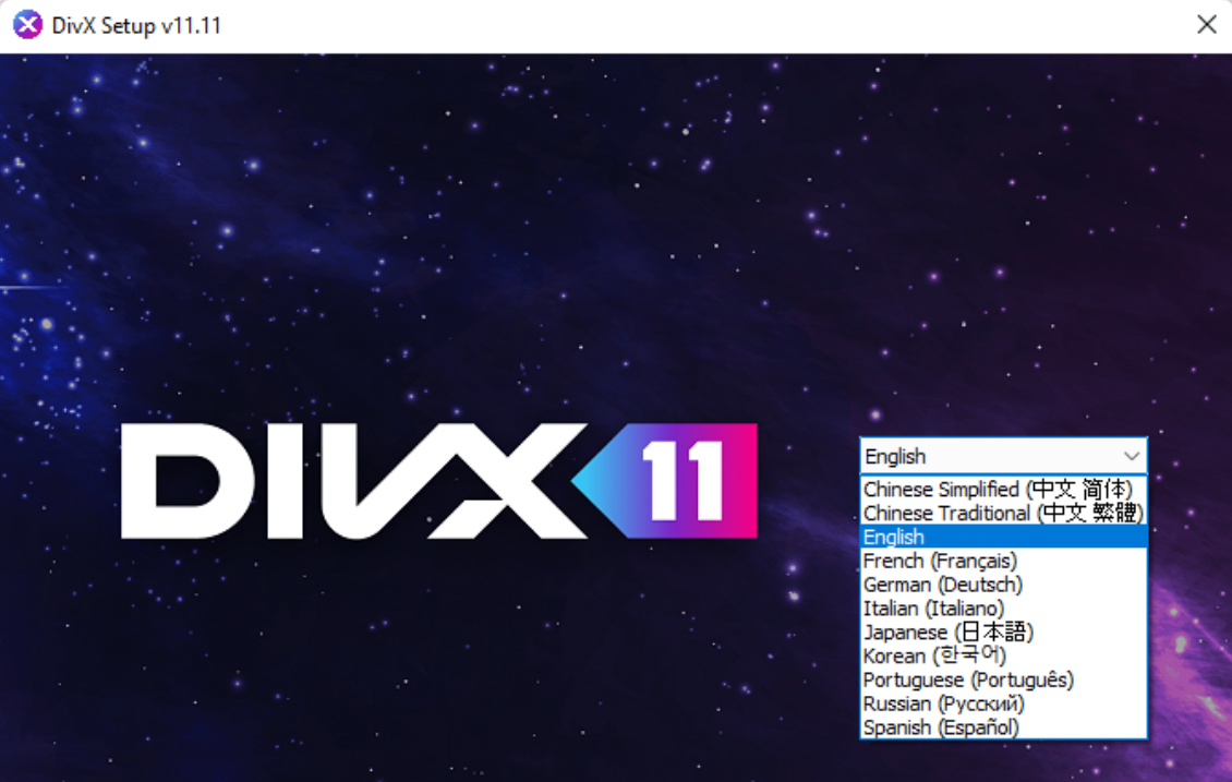 DivX Web Player screenshot